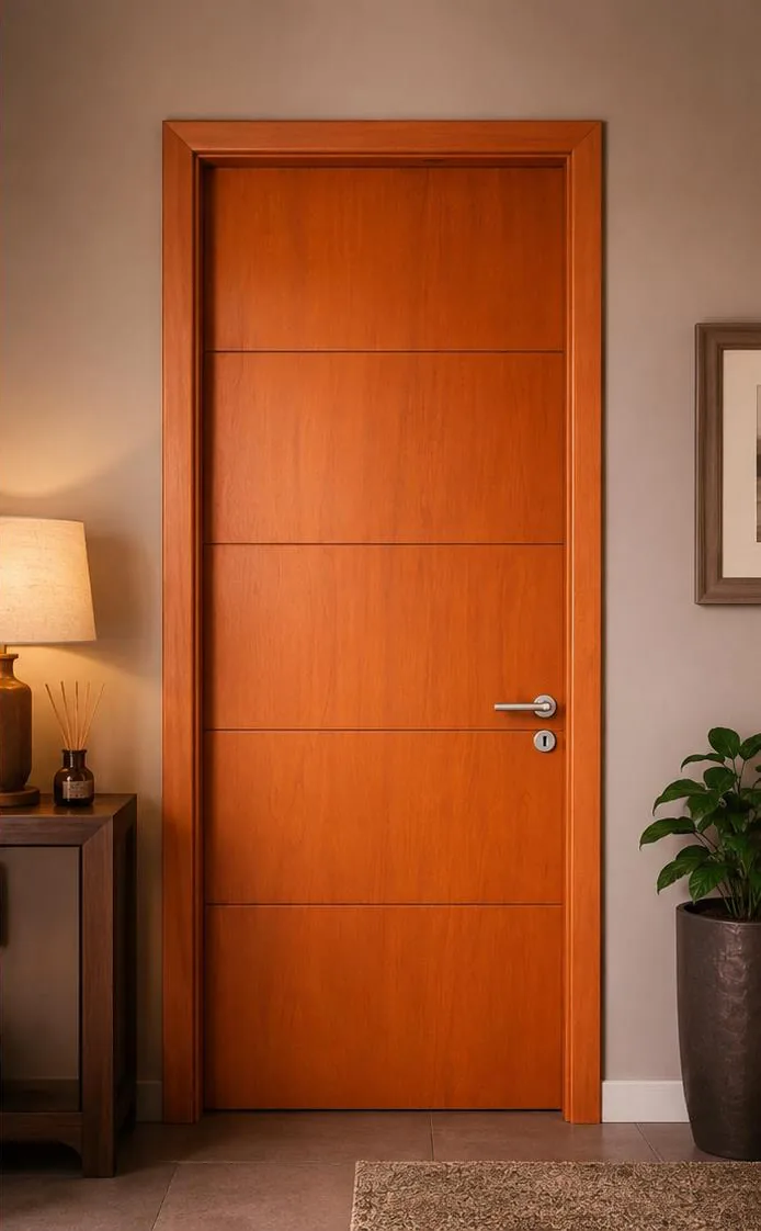 Puerta placa interior con moldura clásica